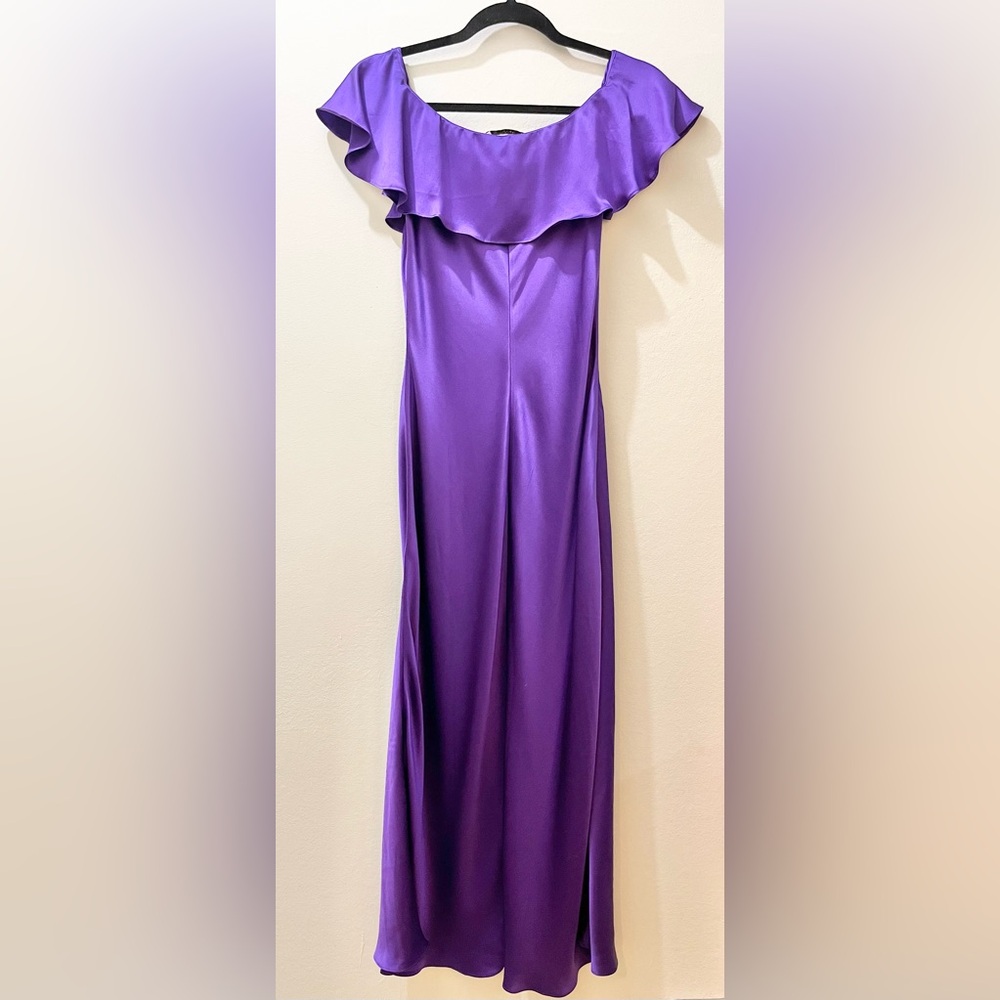 DANNIJO Off the Shoulder Dress in Violet, Size XS - Picture 5 of 16